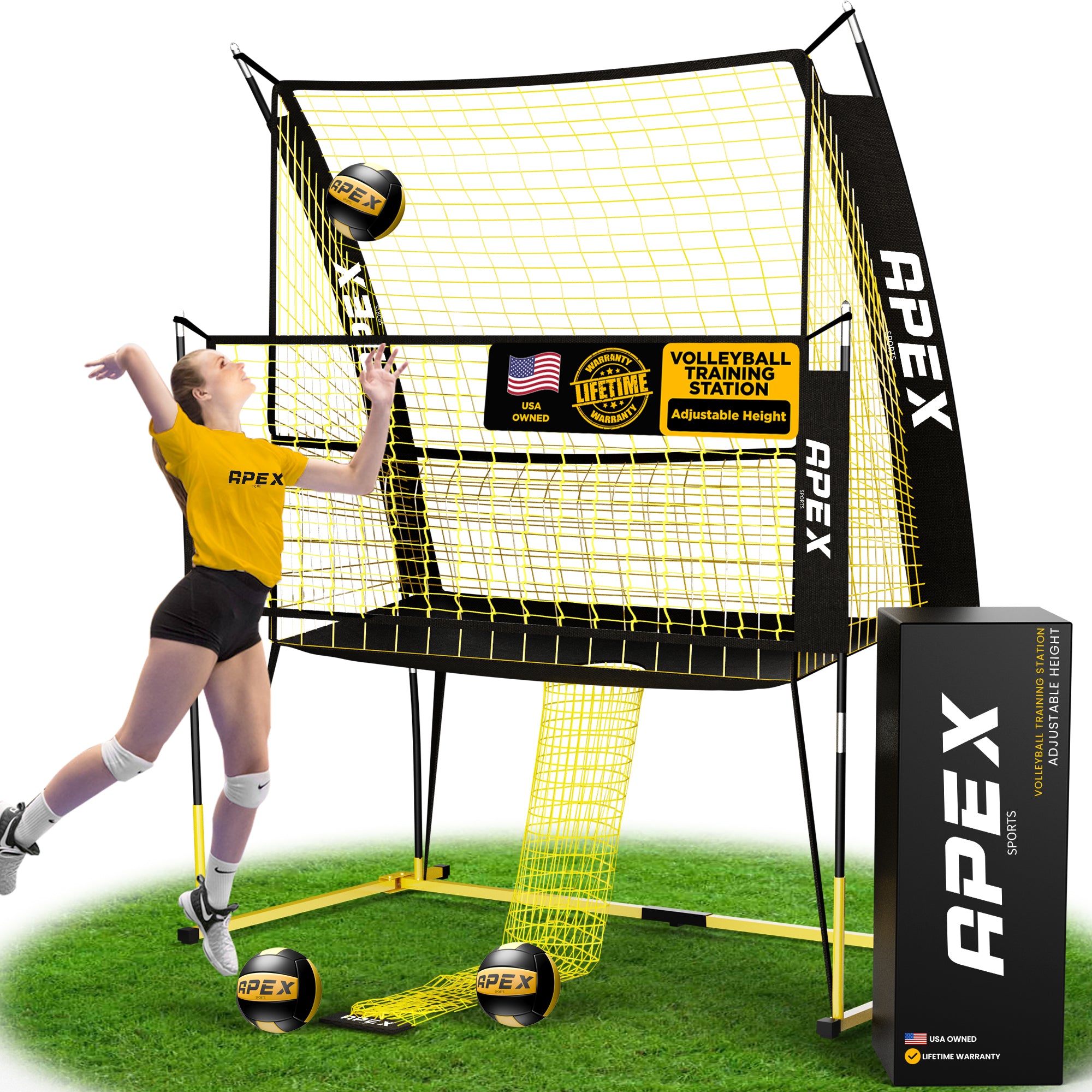 Apex Sports Volleyball Training Net System