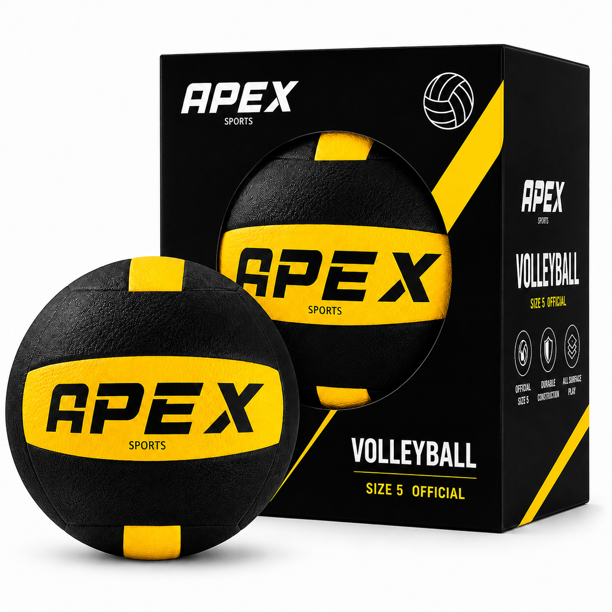 Apex Sports Professional Volleyball - Official Size 5