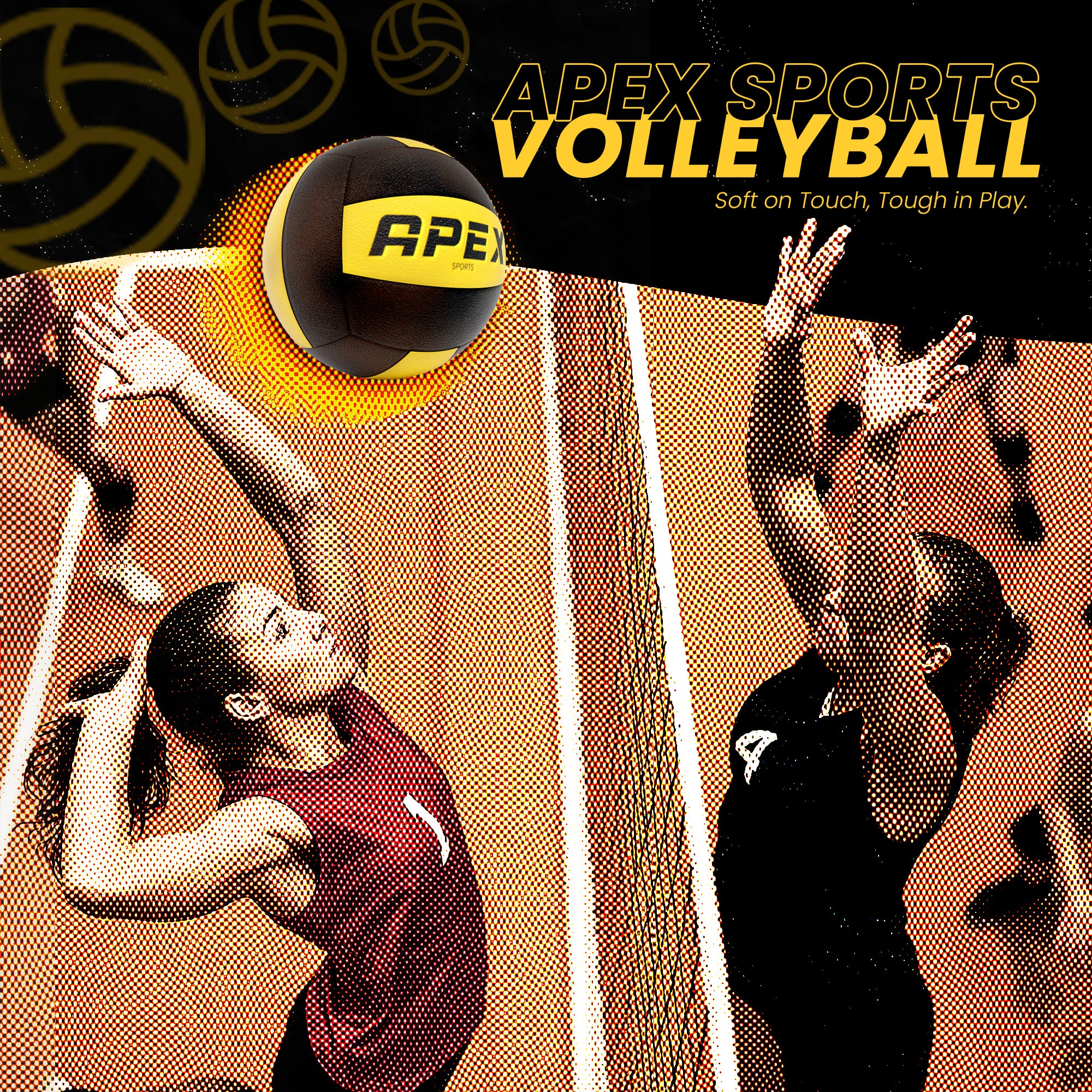 Apex Sports Professional Volleyball - Official Size 5