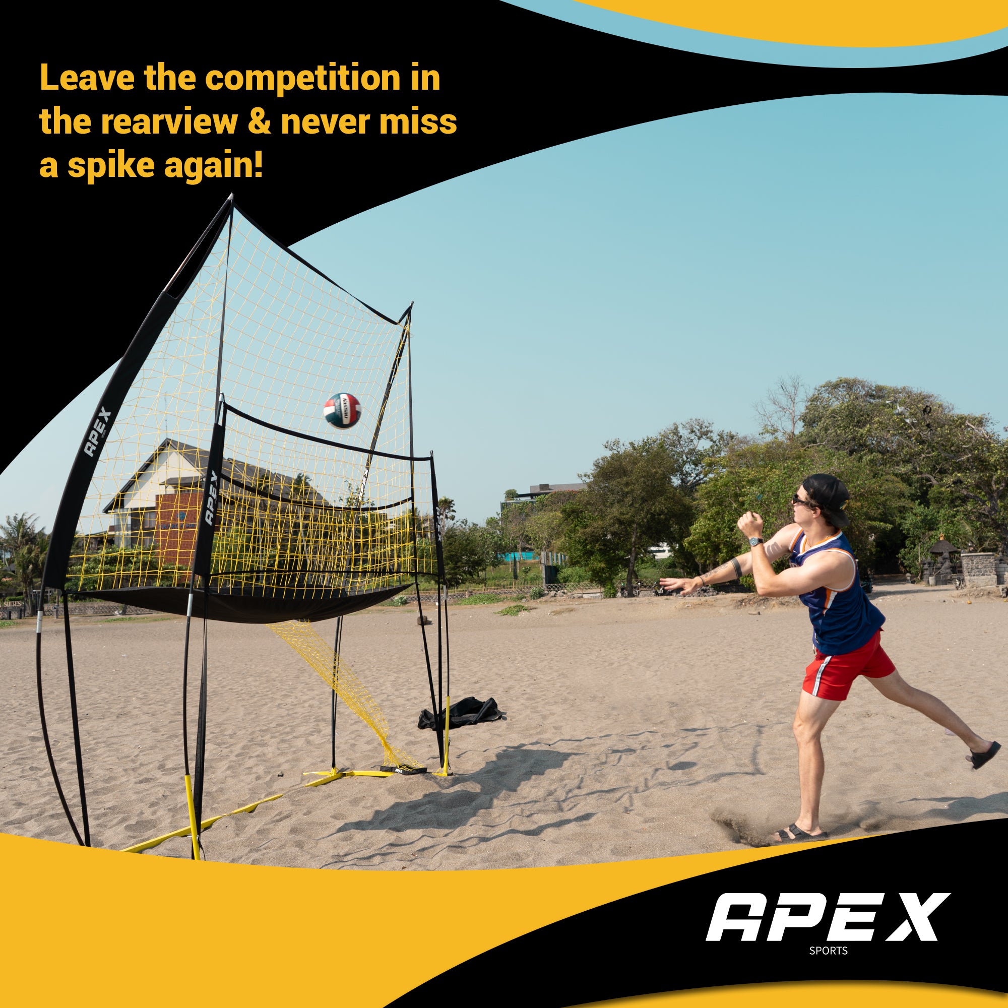 Apex Sports Volleyball Training Net System
