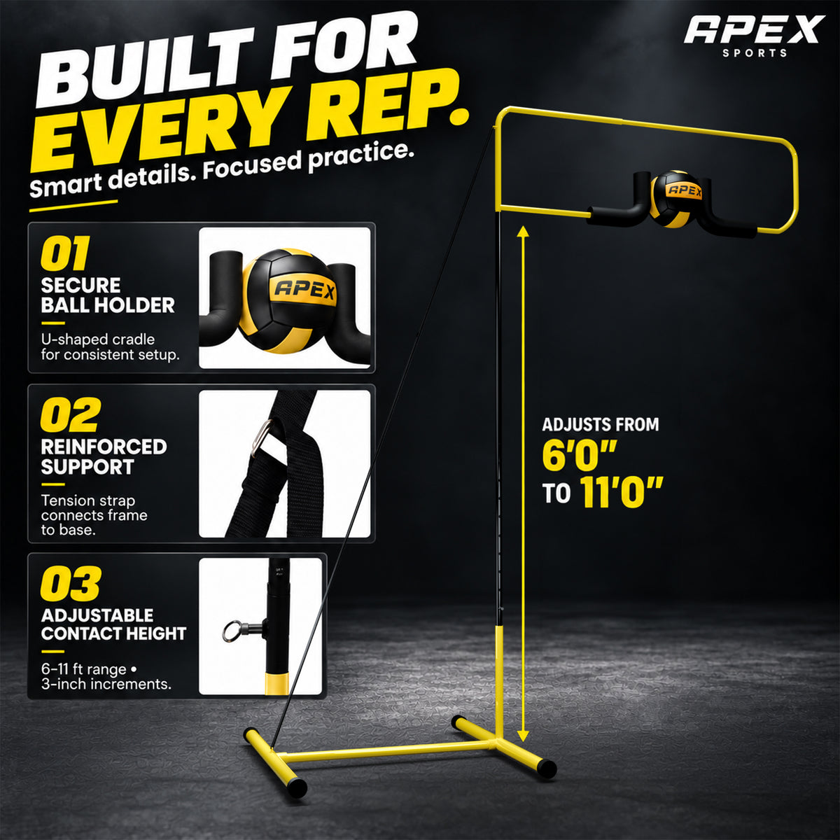 Apex Sports Volleyball Spike Trainer