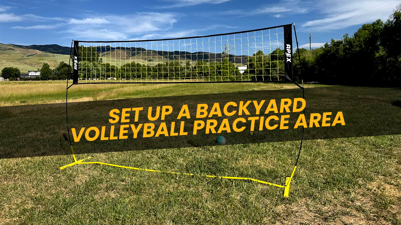 How to Set Up a Backyard Volleyball Practice Area