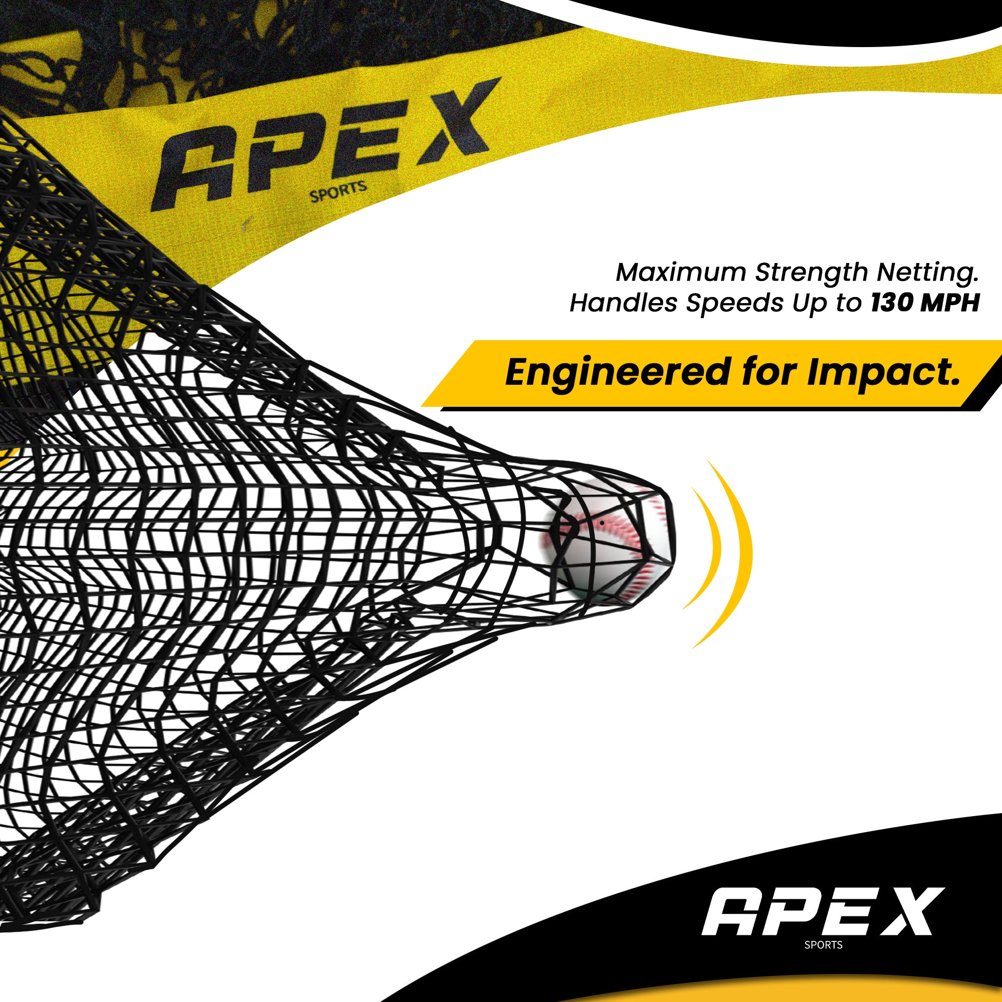 APEX Sports 9 Hole Pitching Target with Adjustable Strike Zone (18” x 23”)