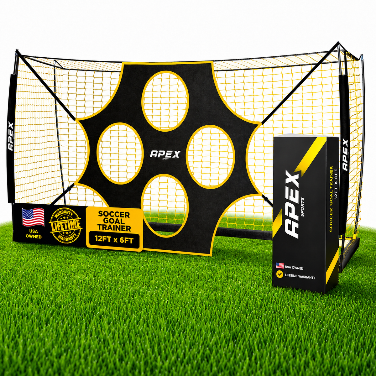 Apex Sports 12x6' Soccer Net