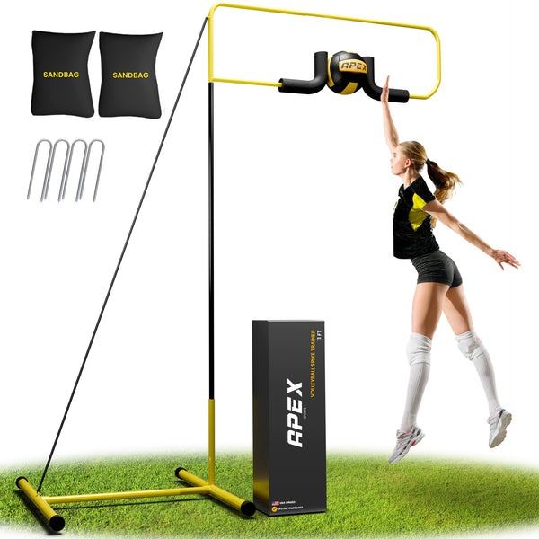 Apex Sports Volleyball Spike Trainer – Adjustable Solo Hitting & Power ...