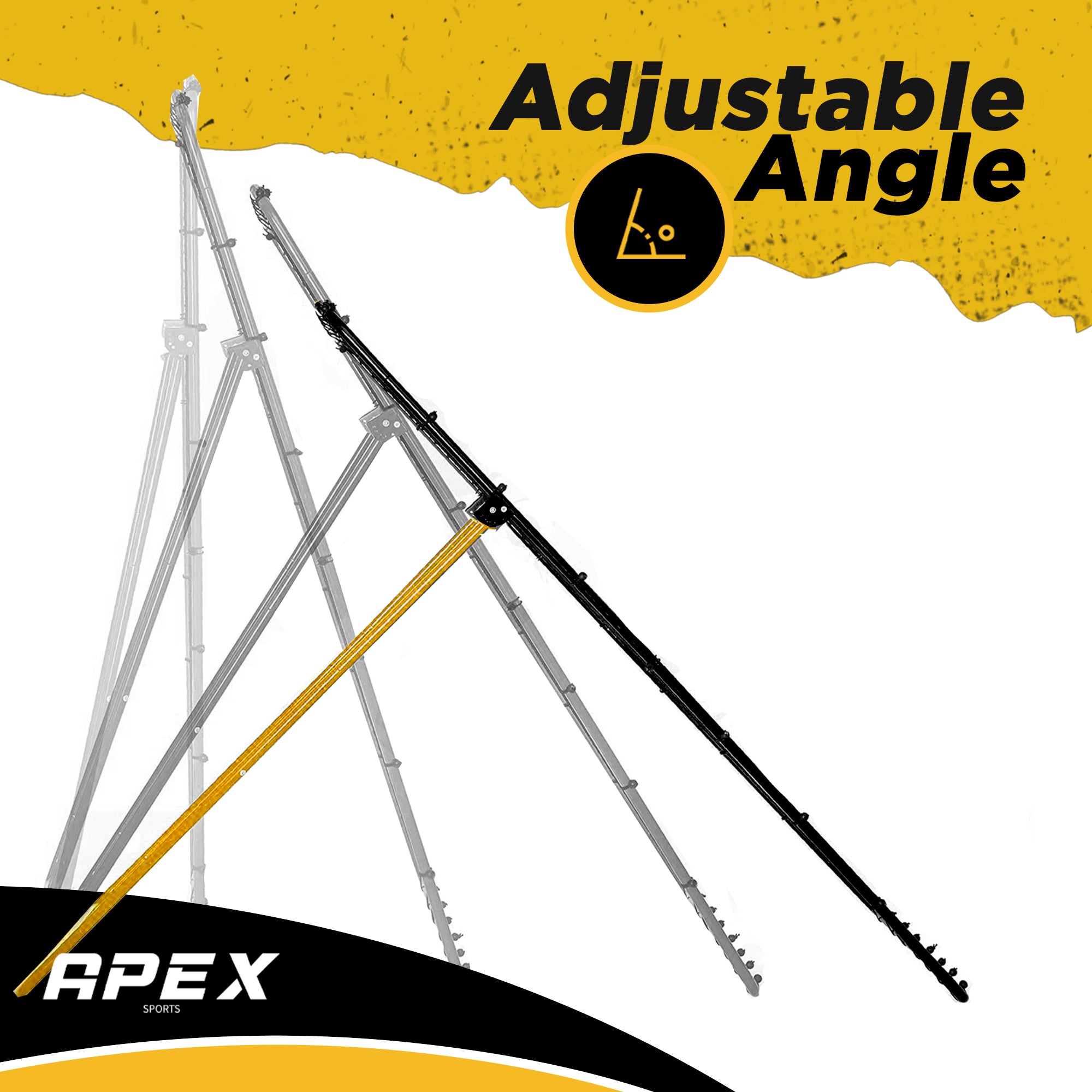Apex Sports Adjustable Volleyball Rebounder Net 7x4 ft