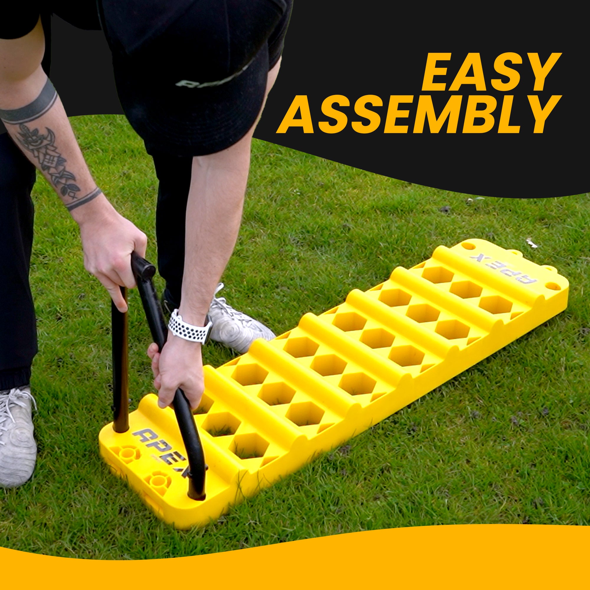 APEX Sports Soccer Rebounder Board with 4 Adjustable Angle Settings